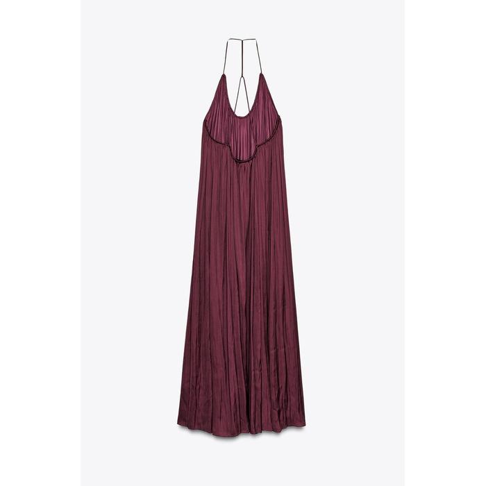 ДЛИННОЕ АТЛАСНОЕ ПЛАТЬЕ ИЗ КОЛЛЕКЦИИ ZW COLLECTION