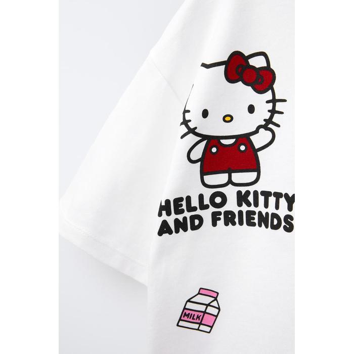 ФУТБОЛКА С ПРИНТОМ "ХЕЛЛО КИТТИ И ДРУЗЬЯ" © SANRIO