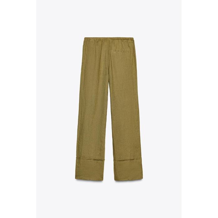 БРЮКИ ПАЛАЦЦО ИЗ 100% ЛЬНА ИЗ КОЛЛЕКЦИИ ZW COLLECTION