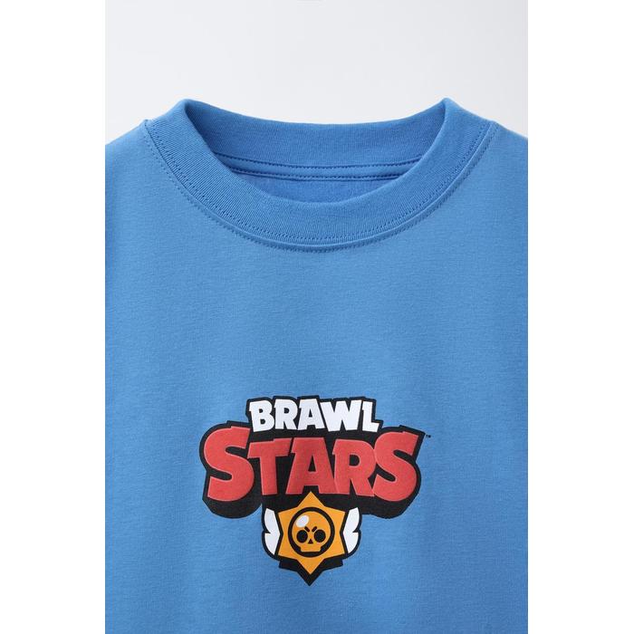 ФУТБОЛКА BRAWL STARS © SUPERCELL OY С РЕЛЬЕФНЫМИ ДЕТАЛЯМИ