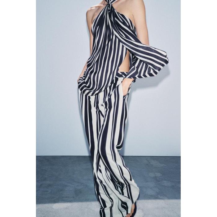 БРЮКИ В ПОЛОСКУ ИЗ КОЛЛЕКЦИИ ZW COLLECTION