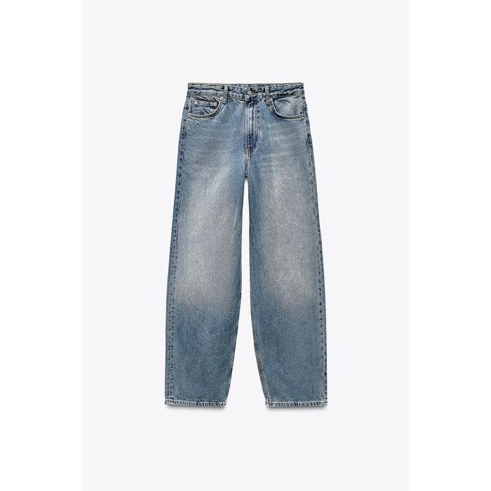 МЕШКОВАТЫЕ ДЖИНСЫ СО СРЕДНЕЙ ТАЛИЕЙ ИЗ КОЛЛЕКЦИИ ZW COLLECTION