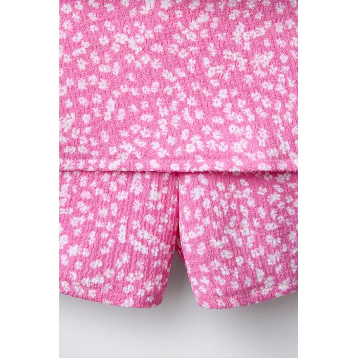 МНОГОСЛОЙНЫЕ БЕРМУДЫ SKORT С ЦВЕТОЧНЫМ РИСУНКОМ