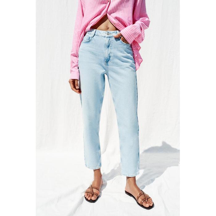 ДЖИНСЫ С ЗАВЫШЕННОЙ ТАЛИЕЙ Z1975MOM FIT 