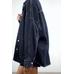 ДЖИНСОВАЯ ВЕРХНЯЯ РУБАШКА TRF OVERSIZE