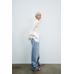 RELAXED ДЖИНСЫ OVERSIZE С ЗАВЫШЕННОЙ ТАЛИЕЙ И СТРАЗАМИ