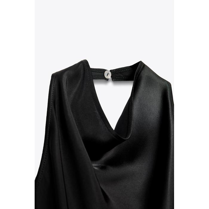 АТЛАСНЫЙ ТОП НА БРЕТЕЛЯХ ИЗ КОЛЛЕКЦИИ ZW COLLECTION