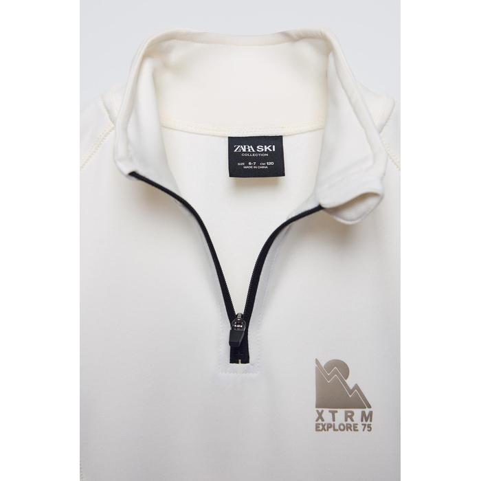 ФЛИСОВАЯ ФУТБОЛКА НА МОЛНИИ ИЗ КОЛЛЕКЦИИ SKI COLLECTION