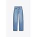 ДЖИНСЫ TRF С MOM FIT ВЫСОКОЙ ТАЛИЕЙ