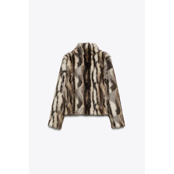 ПАЛЬТО ИЗ ИСКУССТВЕННОГО МЕХА КОЛЛЕКЦИИ ZW COLLECTION
