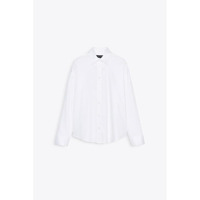 РУБАШКА ИЗ ПОПЛИНА ОВЕРСАЙЗ ИЗ КОЛЛЕКЦИИ ZW COLLECTION