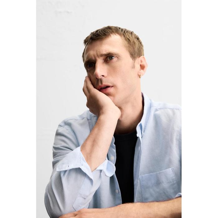 РУБАШКА ИЗ ХЛОПКА И ЛЬНА