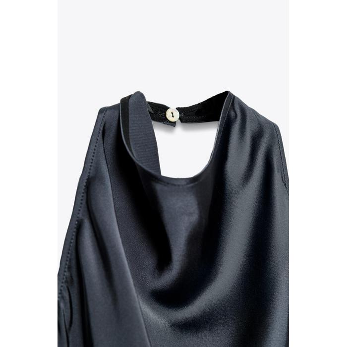 АТЛАСНЫЙ ТОП НА БРЕТЕЛЯХ ИЗ КОЛЛЕКЦИИ ZW COLLECTION