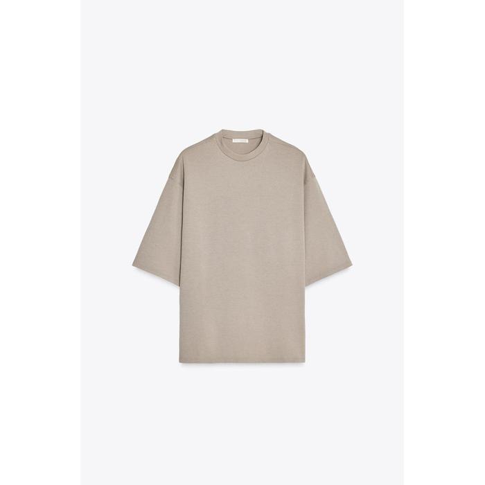 ФУТБОЛКА С ЭФФЕКТОМ СТИРКИ INTERLOCK T-SHIRT