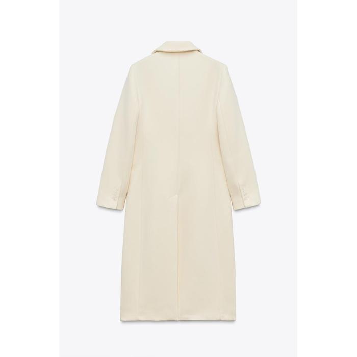 ДВУБОРТНОЕ ПАЛЬТО ИЗ СМЕСИ ШЕРСТИ ИЗ КОЛЛЕКЦИИ ZW COLLECTION