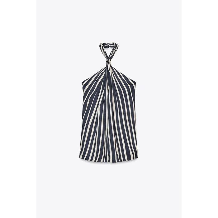 ТОП НА БРЕТЕЛЯХ В ПОЛОСКУ ИЗ КОЛЛЕКЦИИ ZW COLLECTION