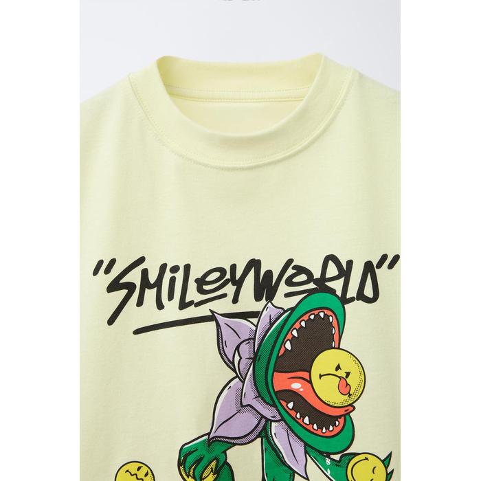 ФУТБОЛКА С ПРИНТОМ SMILEYWORLD ®