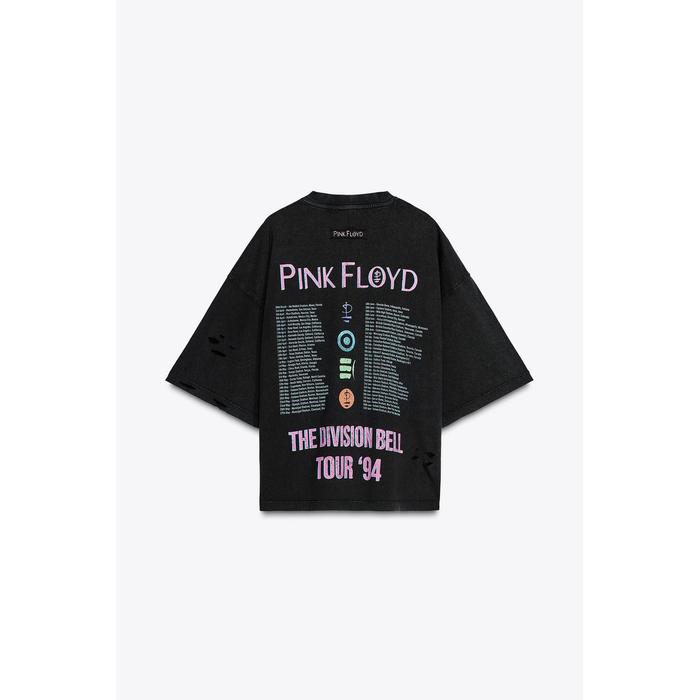 ФУТБОЛКА PINK FLOYD С ЭФФЕКТОМ СТИРКИ