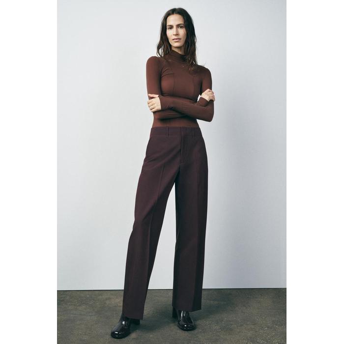 БРЮКИ ПРЯМОГО КРОЯ ИЗ КОЛЛЕКЦИИ ZW COLLECTION