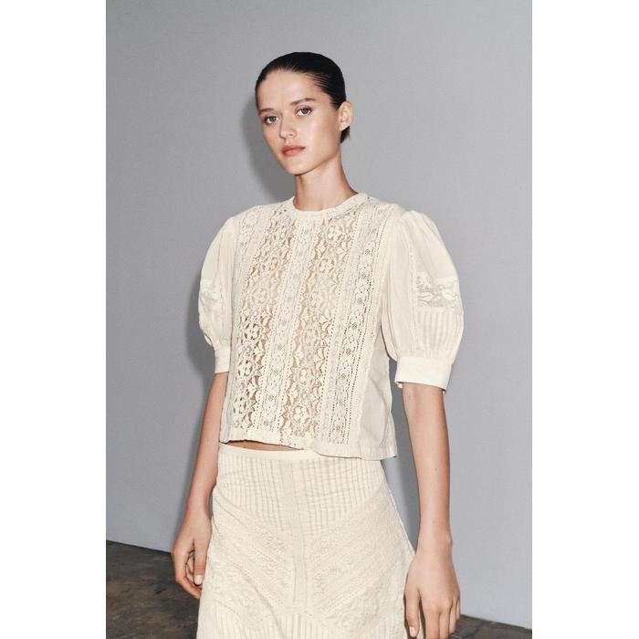 КРУЖЕВНАЯ БЛУЗКА ИЗ КОЛЛЕКЦИИ ZW COLLECTION