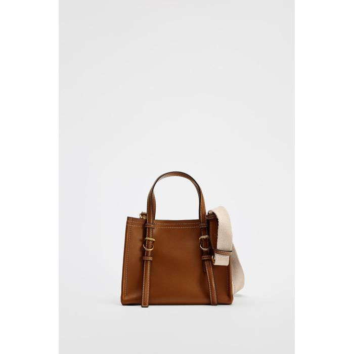 Zara flap city bag hot sale