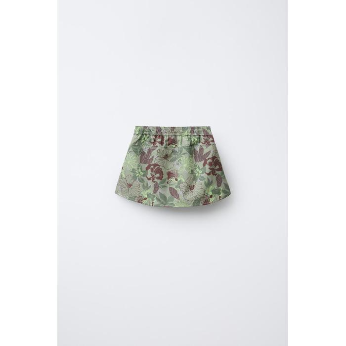 БЕРМУДЫ SKORT С ПРИНТОМ В ВИДЕ ЛИСТЬЕВ
