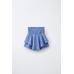 МНОГОСЛОЙНЫЕ БЕРМУДЫ SKORT С ЦВЕТОЧНЫМ РИСУНКОМ