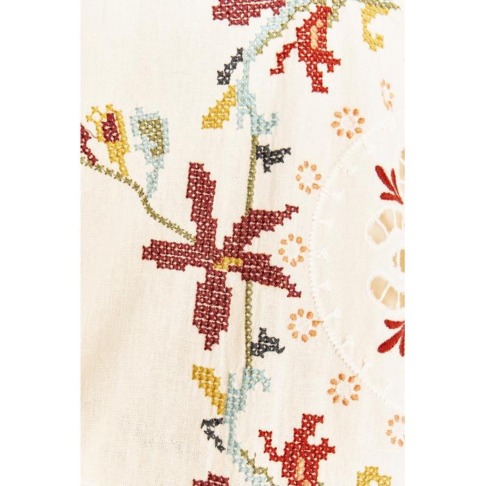 АСИММЕТРИЧНОЕ ПЛАТЬЕ С ВЫШИВКОЙ ИЗ КОЛЛЕКЦИИ ZW COLLECTION