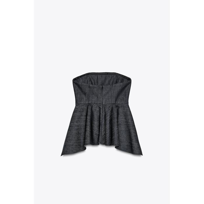 ДЖИНСОВЫЙ ТОП-БАНДО ИЗ КОЛЛЕКЦИИ ZW COLLECTION