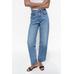 ДЖИНСЫ TRF С MOM FIT ВЫСОКОЙ ТАЛИЕЙ