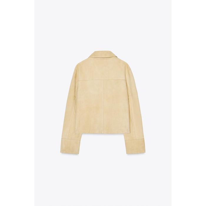 КОЖАНАЯ КУРТКА ИЗ 100% ЗАМШИ ОГРАНИЧЕННОЙ СЕРИИ ZW COLLECTION