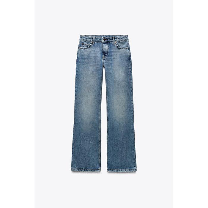 ДЖИНСЫ С НИЗКОЙ ПОСАДКОЙ В ПОЛНЫЙ РОСТ ИЗ КОЛЛЕКЦИИ ZW BOOTCUT