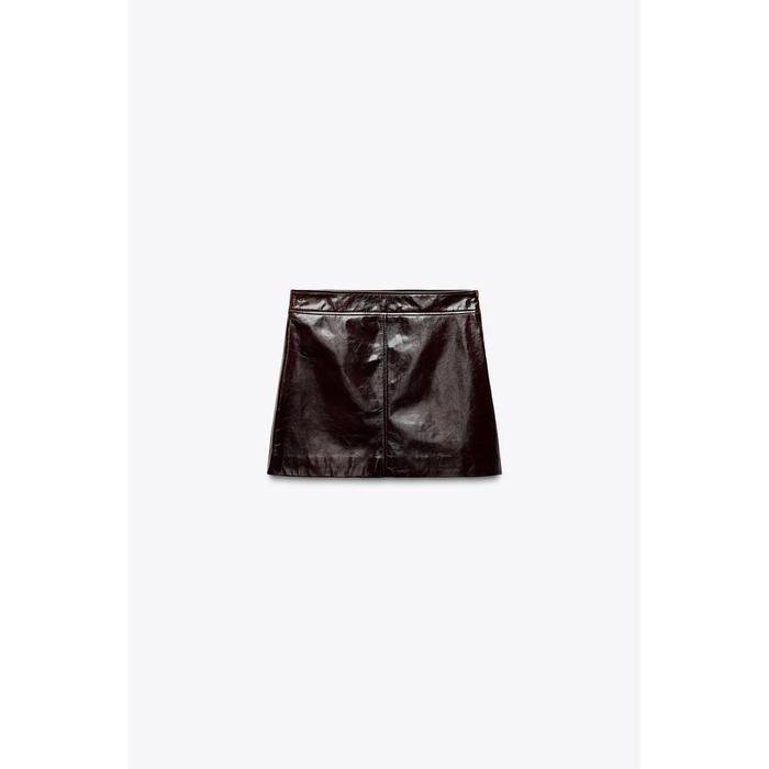 КОРОТКАЯ ЮБКА ИЗ 100% КОЖИ ОТ ZW COLLECTION
