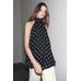 ТОП НА БРЕТЕЛЯХ В ГОРОШЕК ИЗ КОЛЛЕКЦИИ ZW COLLECTION