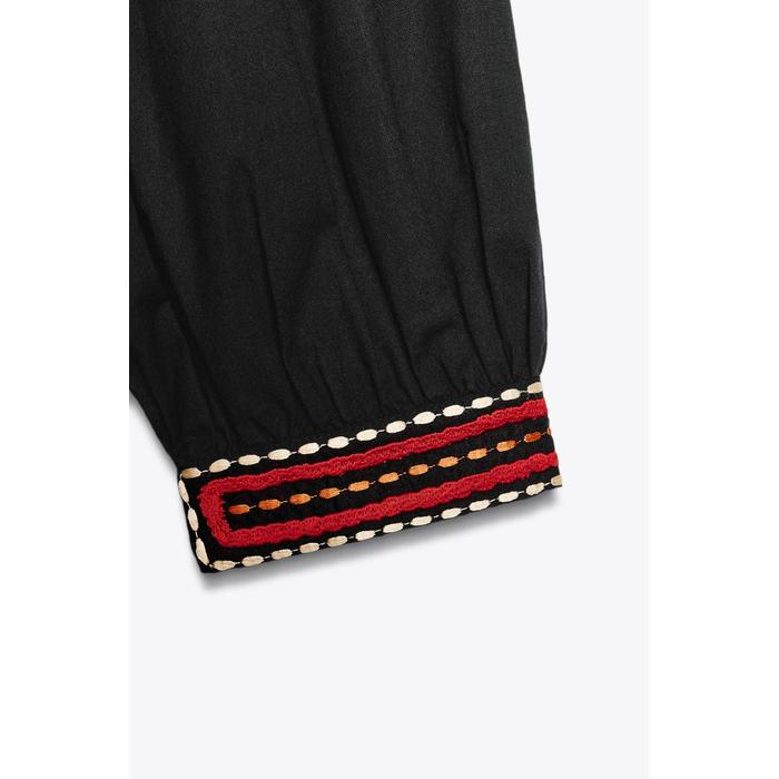 КОРОТКОЕ ПЛАТЬЕ С ВЫШИВКОЙ ИЗ КОЛЛЕКЦИИ ZW COLLECTION