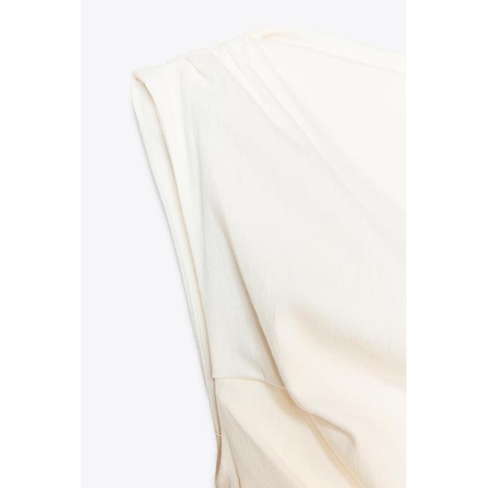 КОРОТКОЕ ДРАПИРОВАННОЕ ПЛАТЬЕ ИЗ КОЛЛЕКЦИИ ZW COLLECTION