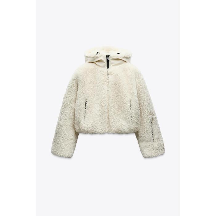 EX КУРТКА ИЗ ИСКУССТВЕННОЙ ОВЕЧЬЕЙ ШЕРСТИ HEIQ XREFL™ RECCO® С ТЕХНОЛОГИЕЙ SKI COLLECTION