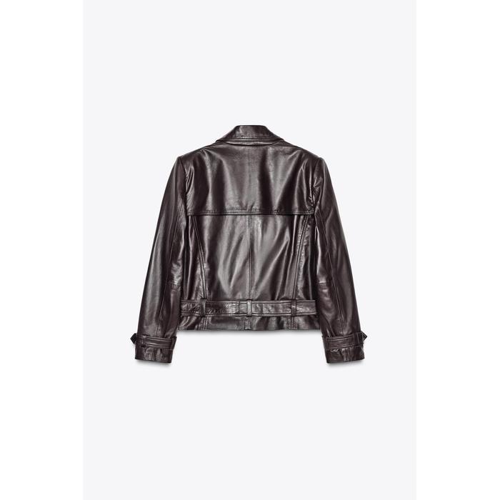 БАЙКЕРСКАЯ КУРТКА ИЗ 100% КОЖИ ZW COLLECTION LIMITED EDITION