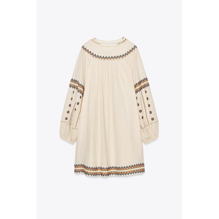 ПЛАТЬЕ С ВЫШИВКОЙ ИЗ КОЛЛЕКЦИИ ZW COLLECTION