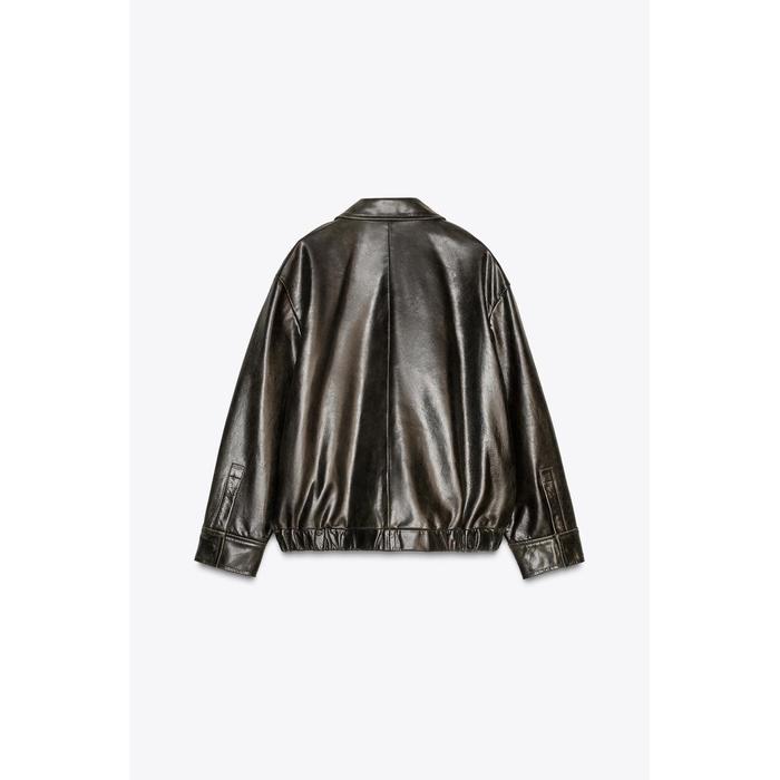 КУРТКА-БОМБЕР ИЗ 100% КОЖИ ZW COLLECTION LIMITED EDITION