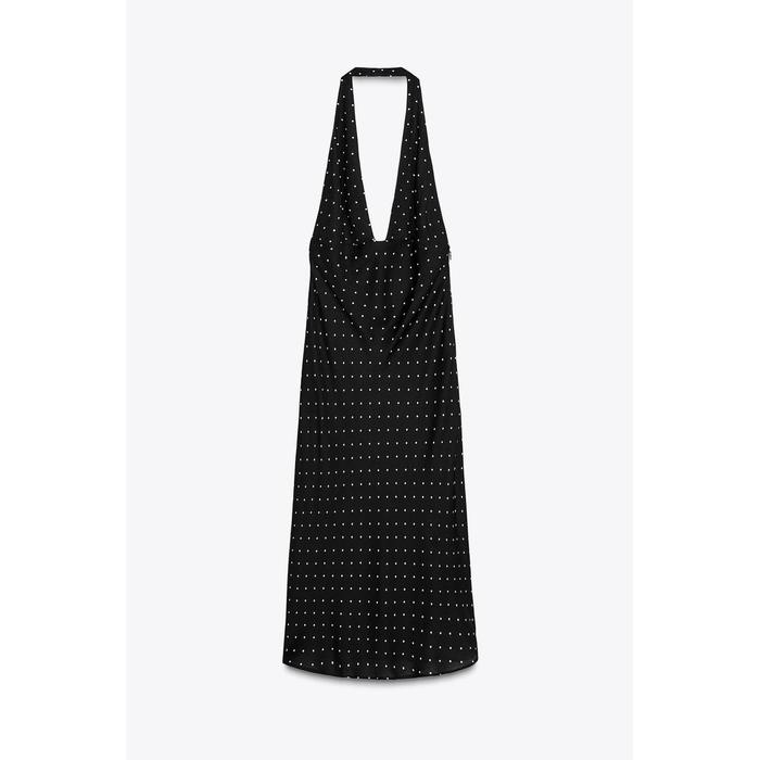 ПЛАТЬЕ В ГОРОШЕК НА БРЕТЕЛЯХ ИЗ КОЛЛЕКЦИИ ZW COLLECTION