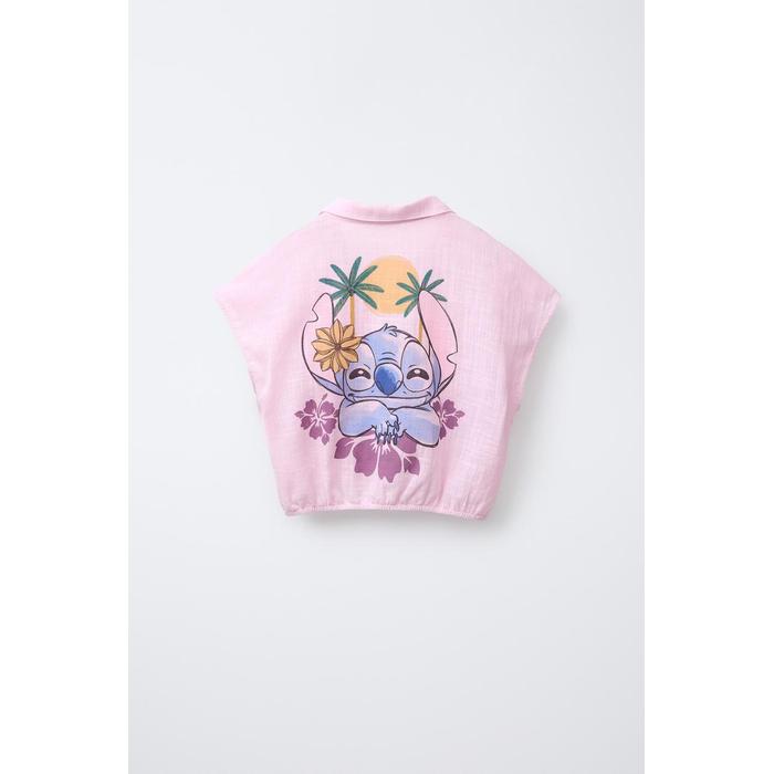 DISNEY РУБАШКА С УЗЛОМ ОТ LILO &amp; STITCH ©
