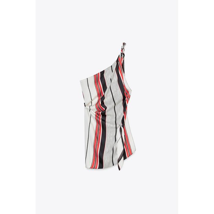 АСИММЕТРИЧНЫЙ ТОП В ПОЛОСКУ ИЗ КОЛЛЕКЦИИ ZW COLLECTION