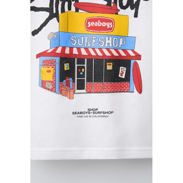 ФУТБОЛКА С ПРИНТОМ SURF SHOP