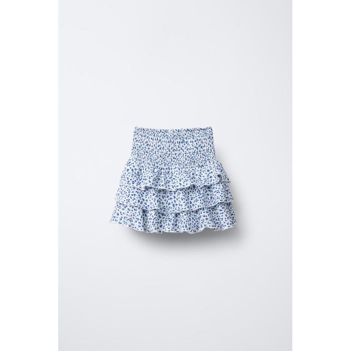 EX ОБЛЕГАЮЩИЕ ЦВЕТОЧНЫЕ БЕРМУДЫ SKORT