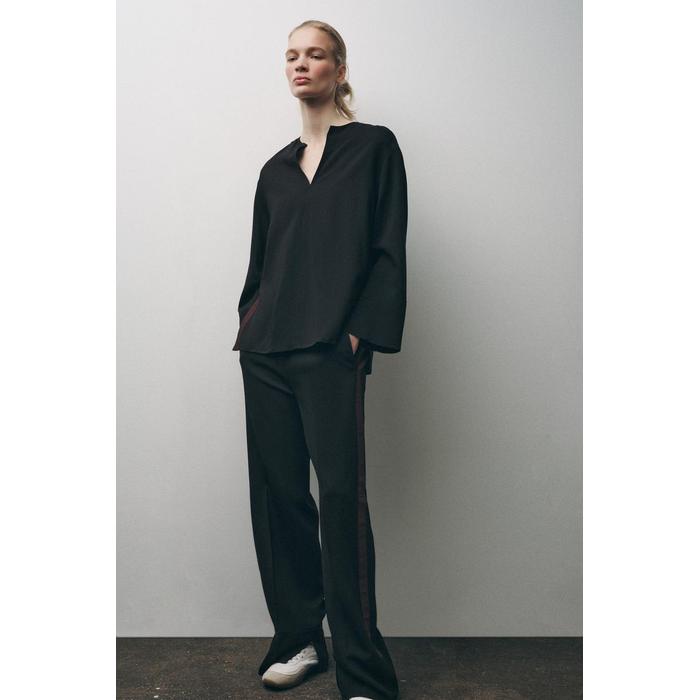 БРЮКИ В БОКОВУЮ ПОЛОСКУ ИЗ КОЛЛЕКЦИИ ZW COLLECTION