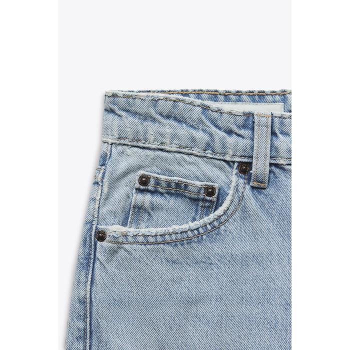 ДЖИНСЫ TRF С MOM FIT ВЫСОКОЙ ТАЛИЕЙ