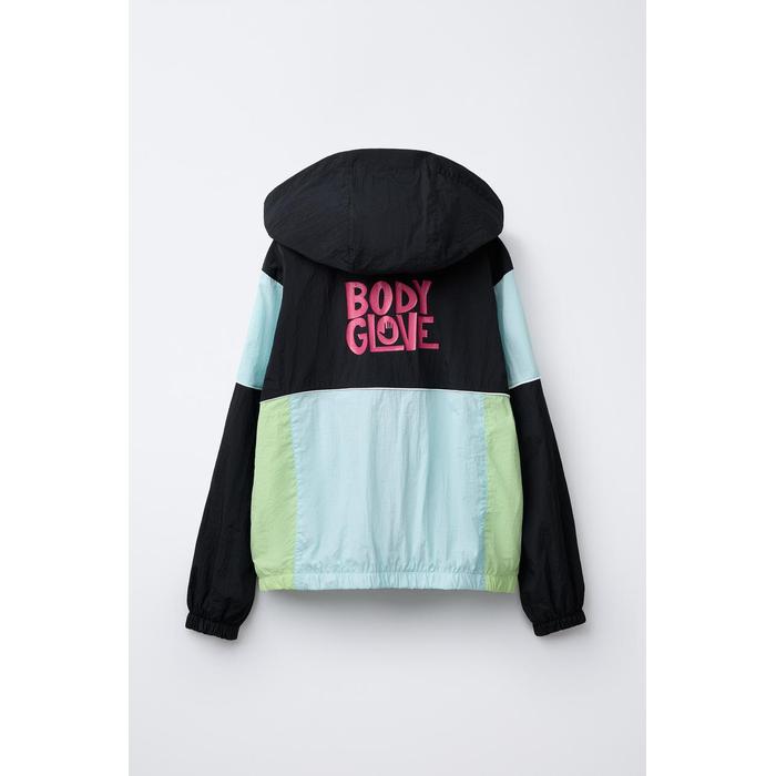 ЛЕГКИЙ ПЛАЩ-ДОЖДЕВИК ZARA X BODY GLOVE ® ИЗ ЦВЕТНОГО БЛОКА
