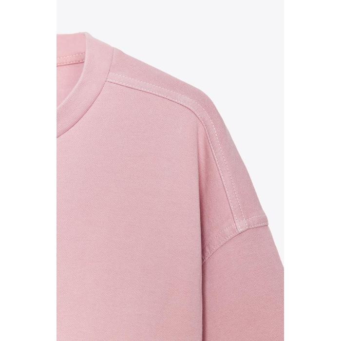ФУТБОЛКА С ЭФФЕКТОМ СТИРКИ INTERLOCK T-SHIRT