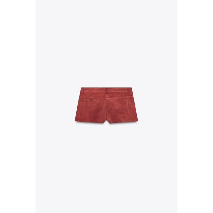 ШОРТЫ ИЗ 100% ЗАМШЕВОЙ КОЖИ ОГРАНИЧЕННОЙ СЕРИИ ZW COLLECTION